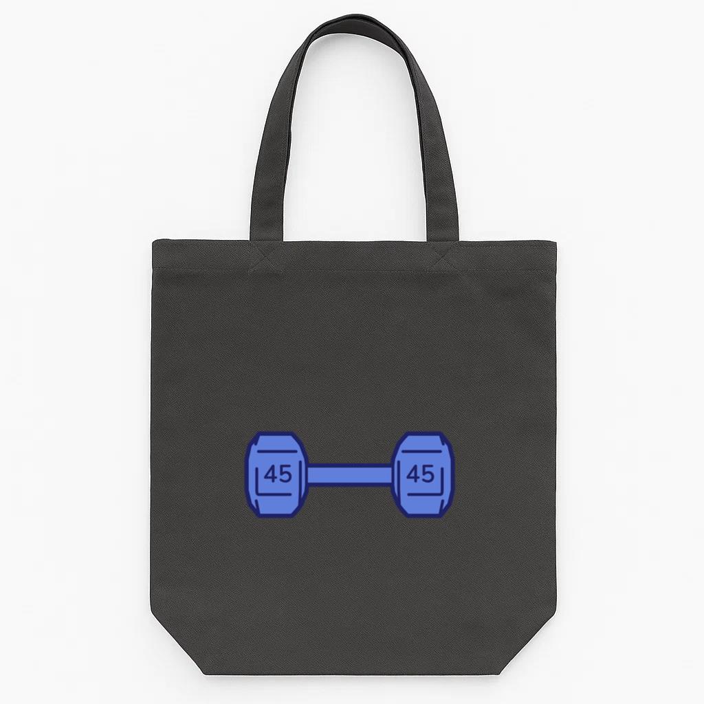 45 Pounds Dumbbells Tote Canvas Bag