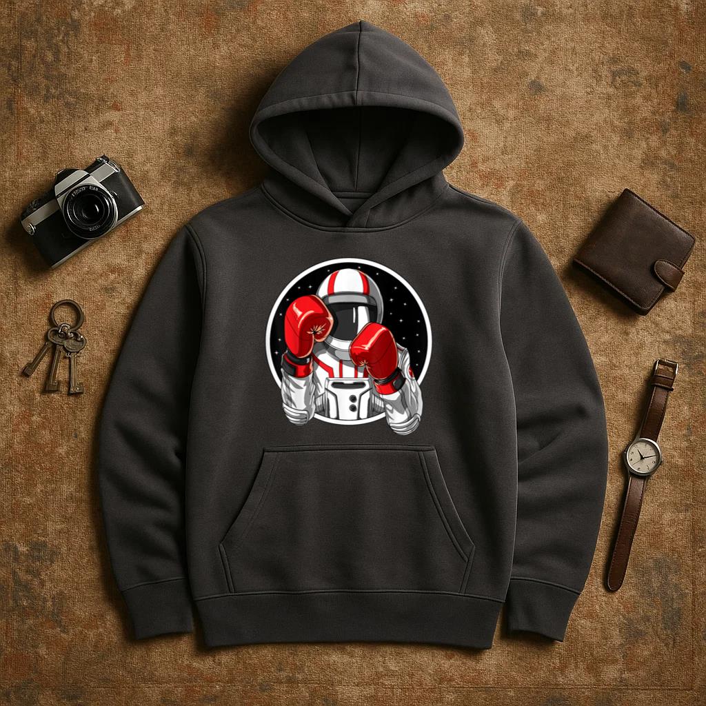 Astronaut Boxing Muay Thai Boxer Hoodie