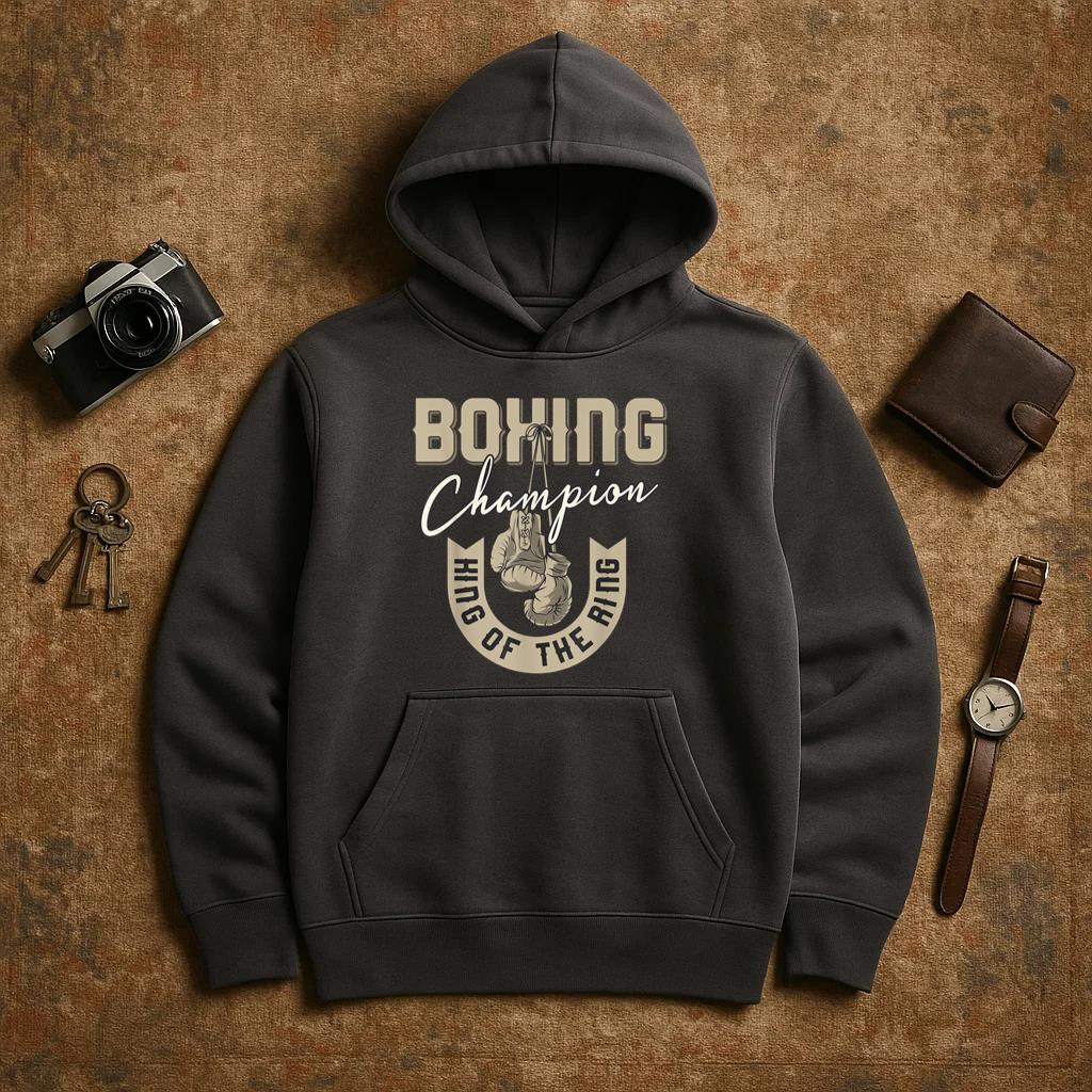 Boxing Champion King Of The Ring Hoodie