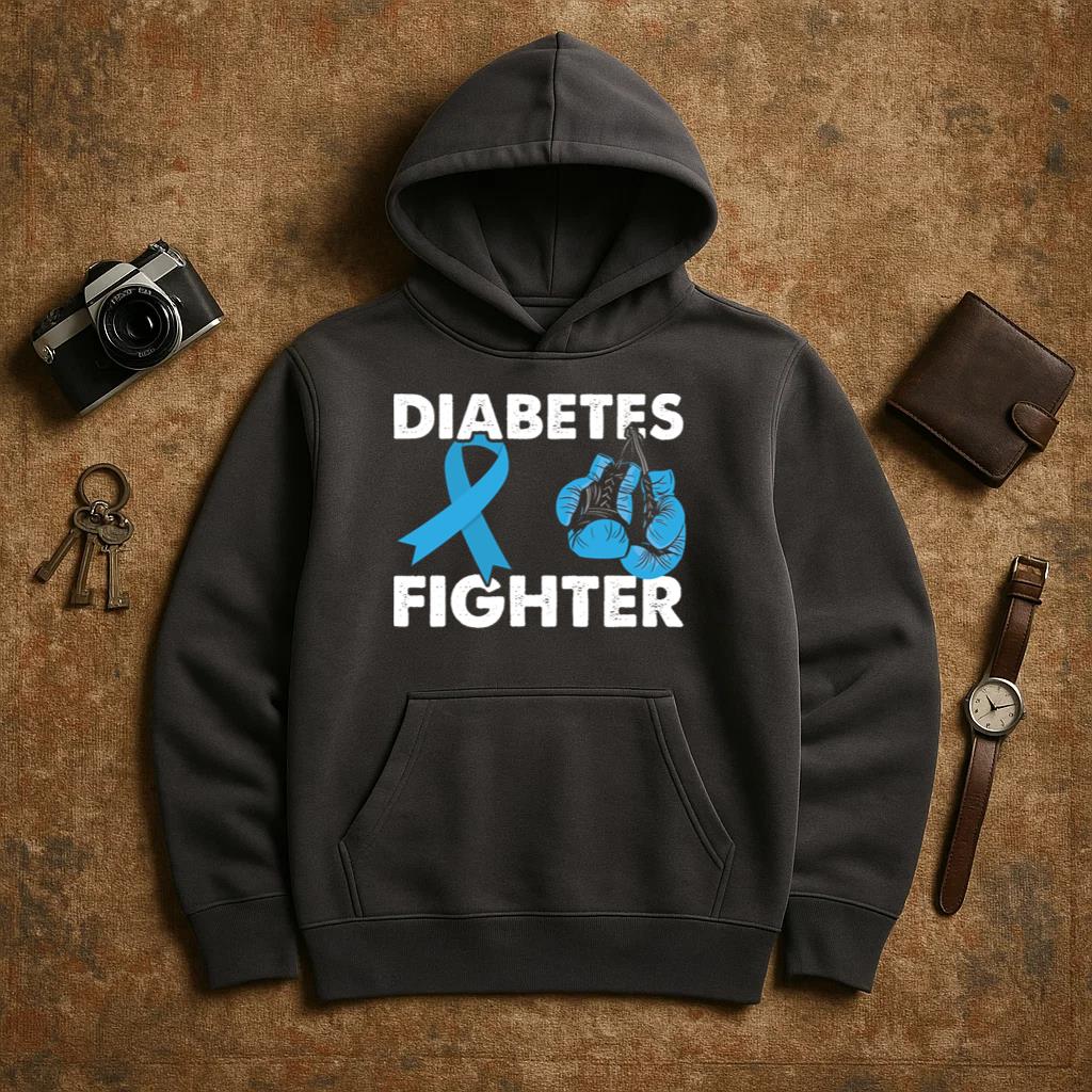 Boxing Gloves Diabetes Fighter Hoodie