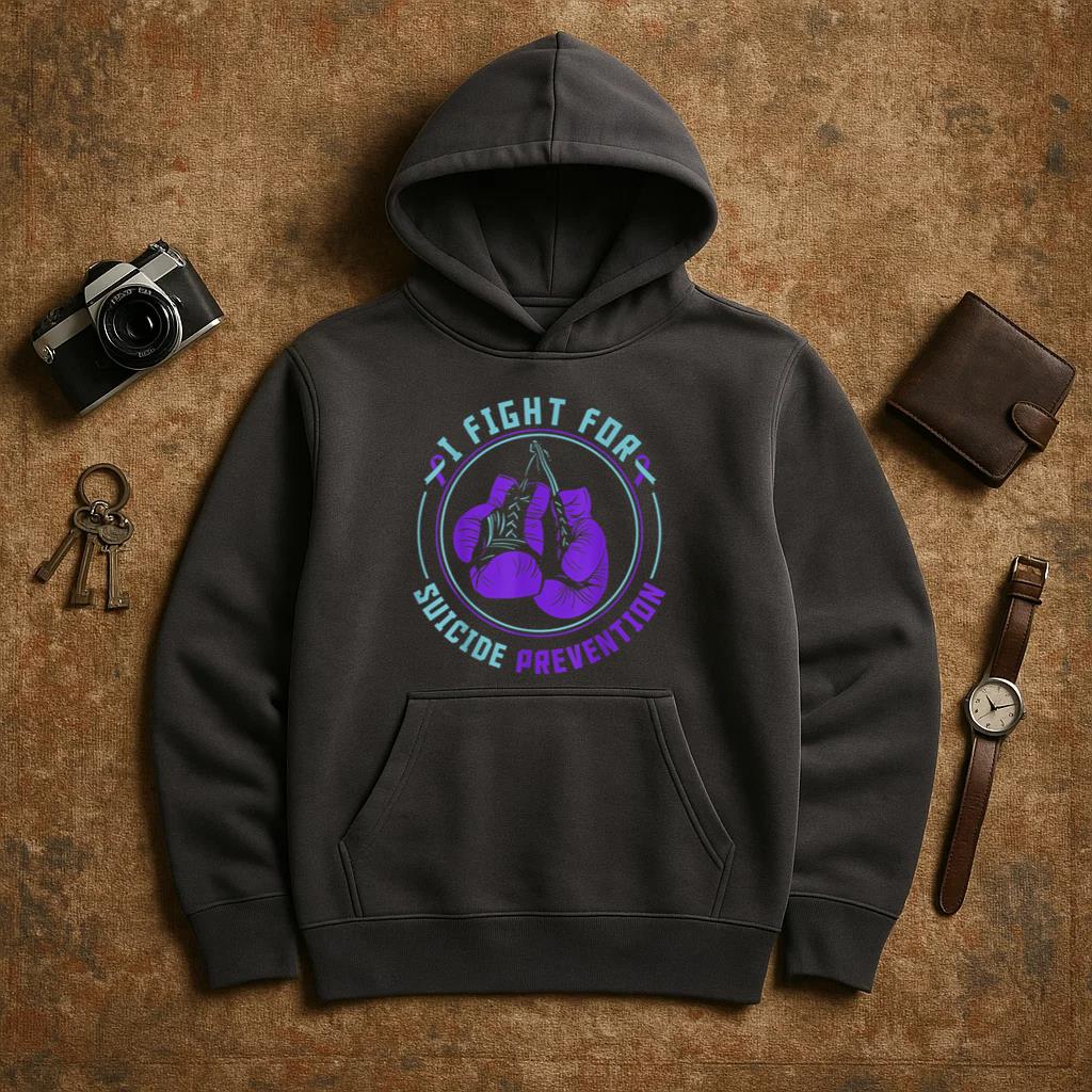 Boxing Gloves I Fight For Suicide Prevention Hoodie
