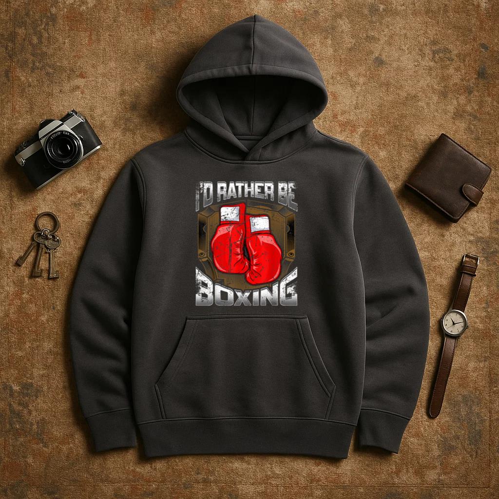 Boxing Gloves Vintage Hoodie