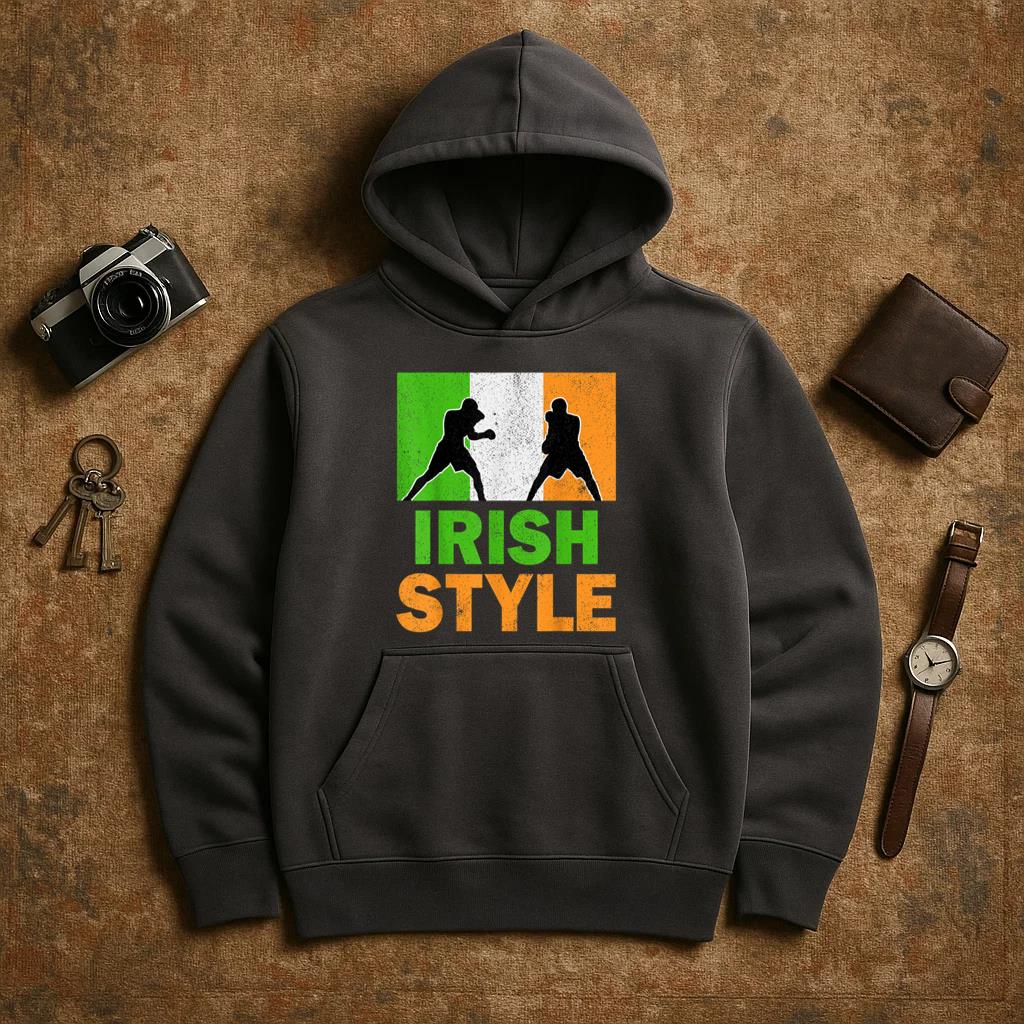 Ireland Flag Irish Boxing Hoodie