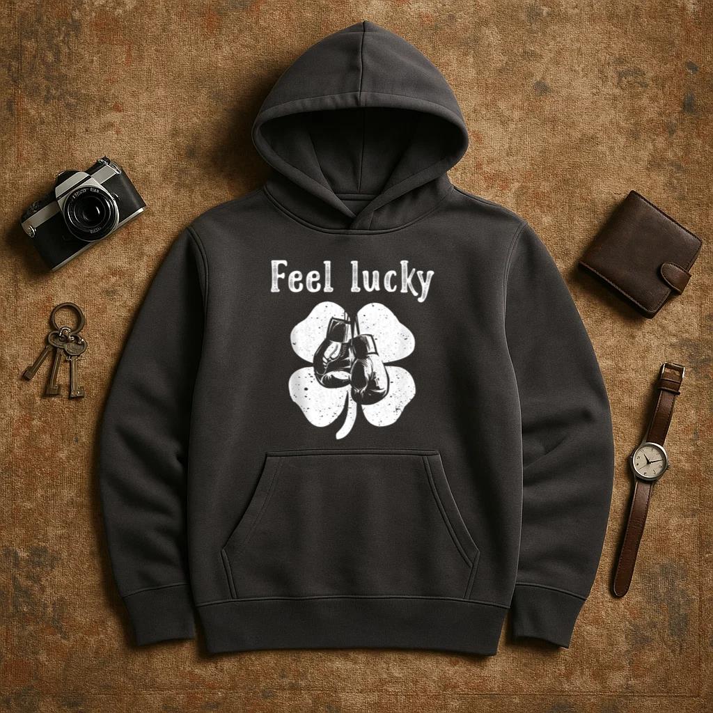 Irish Feel Lucky Boxing Hoodie