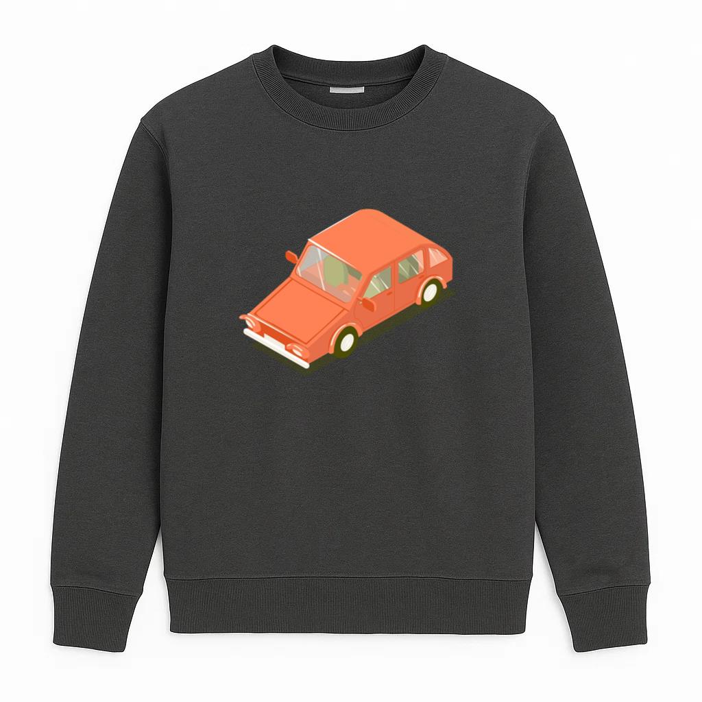 Isometric Transport Red Car Sweatshirt